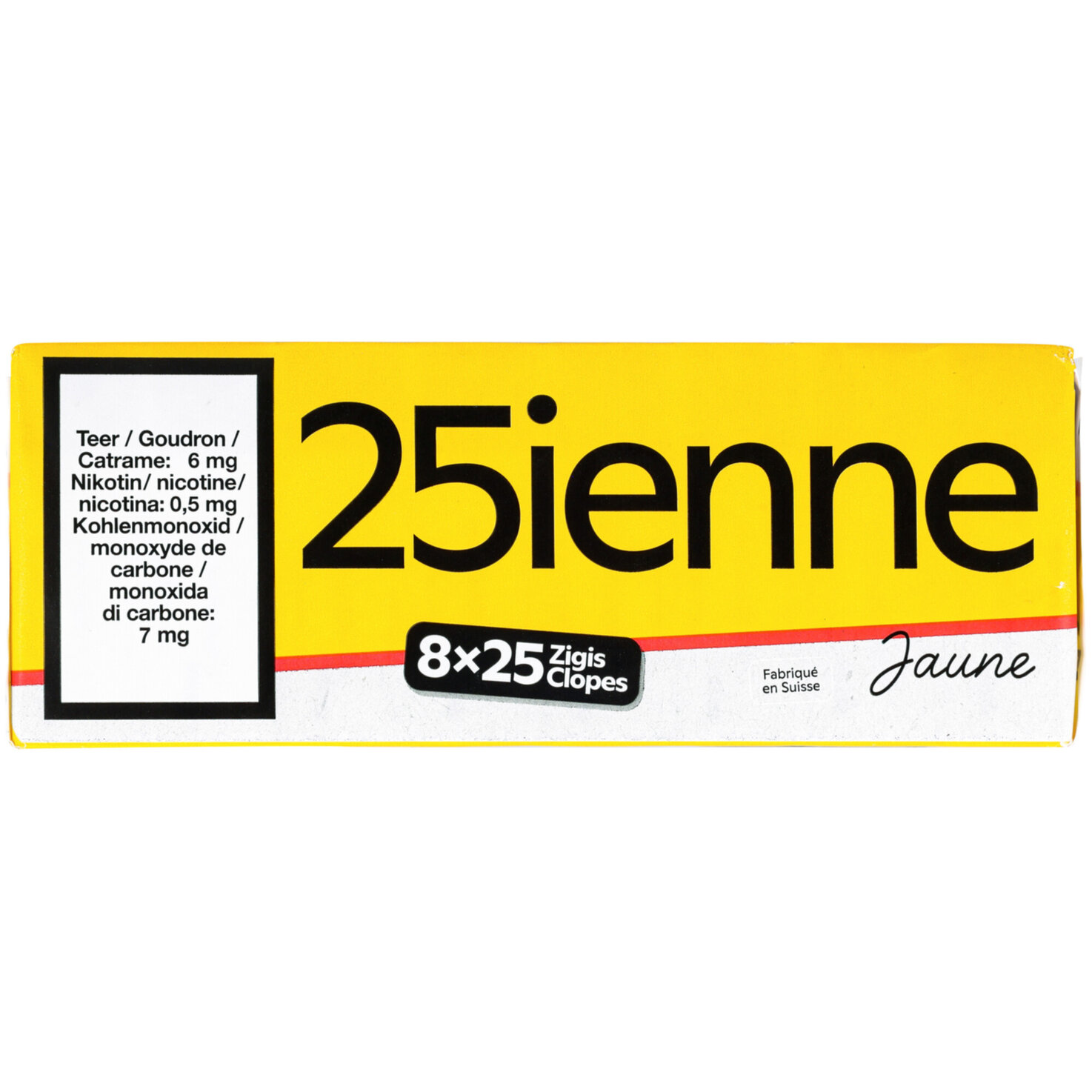 Parisienne Zigaretten Jaune 25 Box Stange
