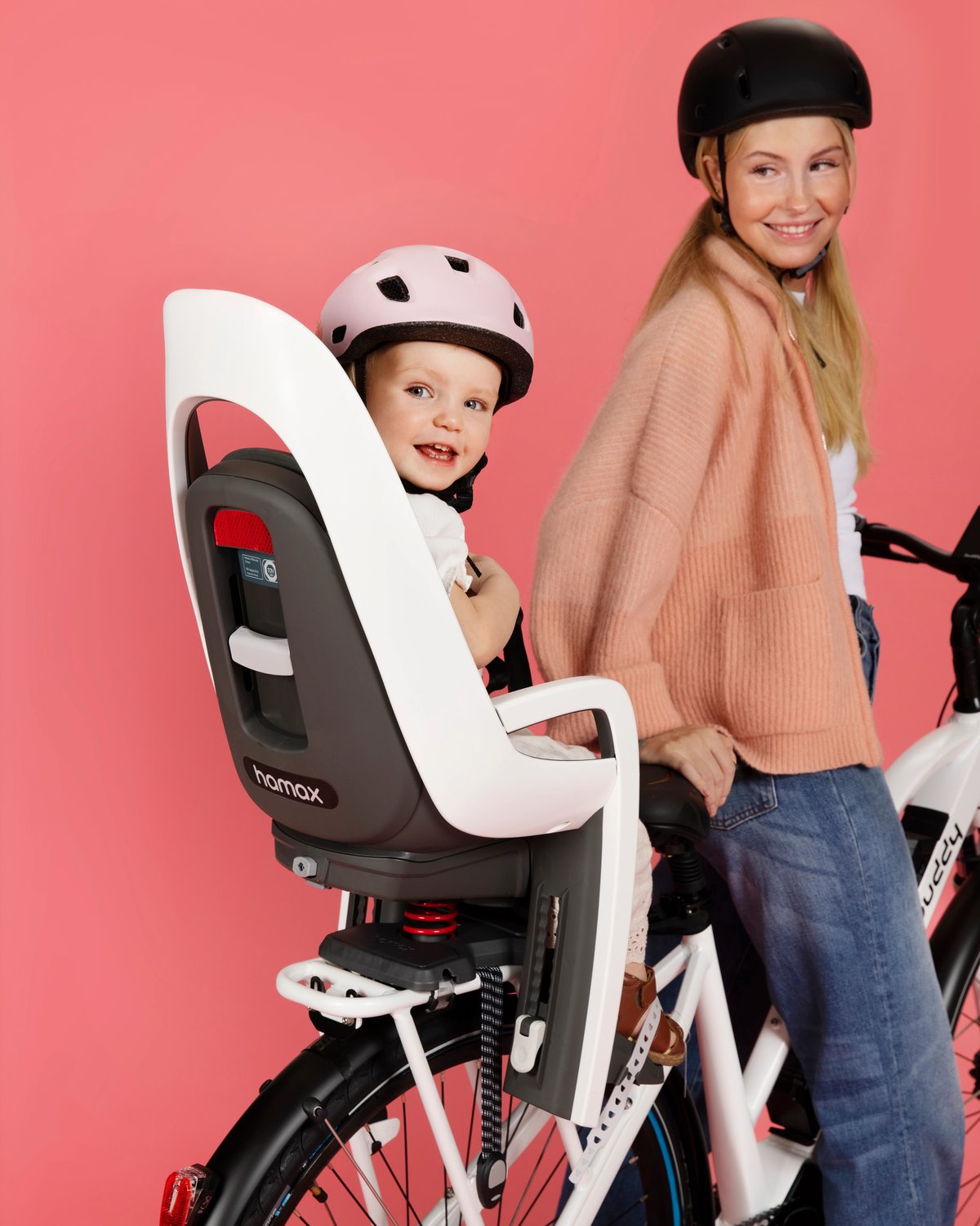 Caress Sykkelsete – Montert på Bagasjebrett | Hamax Caress Child Bike Seat, Rack Mounted