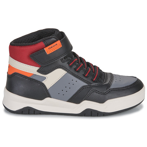 Geox - J PERTH BOY F - Noir / Gris / Orange