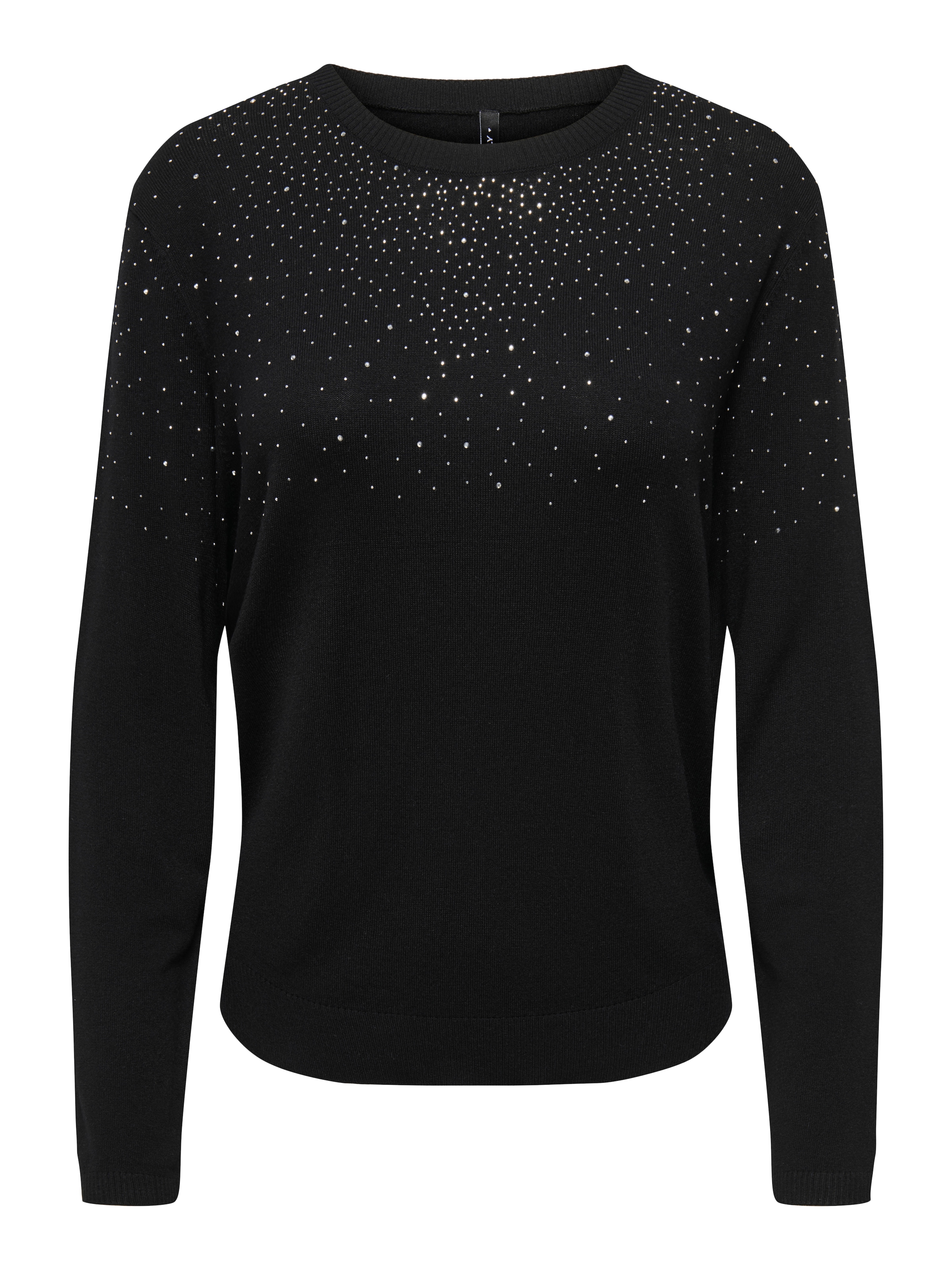 ONLY Rundhalspullover »ONLANABELLA LS BLING O-NECK KNT«