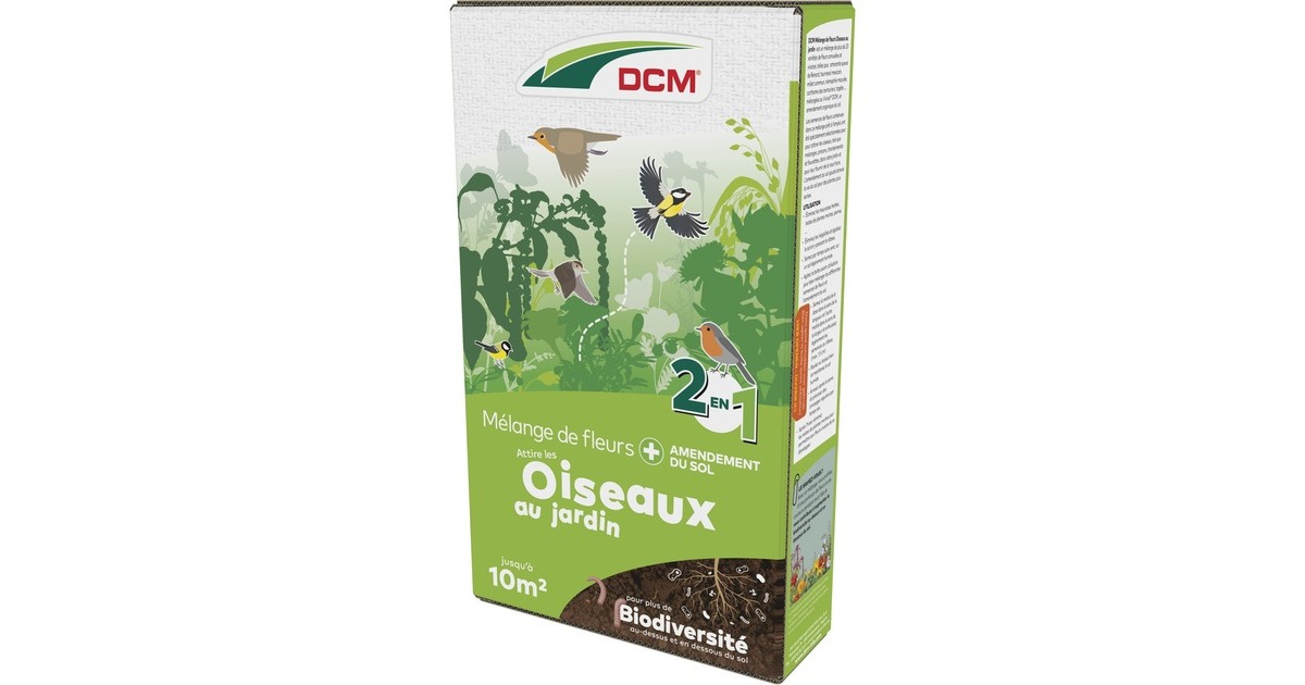 DCMBloemenmengsel Tuinvogels 0,530 kg zaden  (Tot 10 m²)