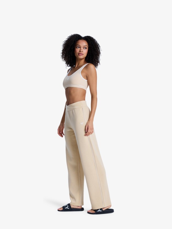 Rise & Vibe Bas d’entraînement Beige Femme