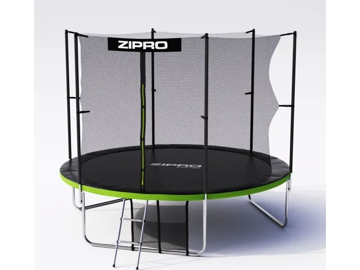 Zipro Trampolin med net og stige Ø312cm   pose til sko