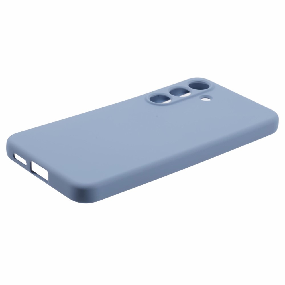 Samsung Galaxy S25  Plus Gummi Case Hülle mit Kameraschutz - Blaugrau (Matt)
