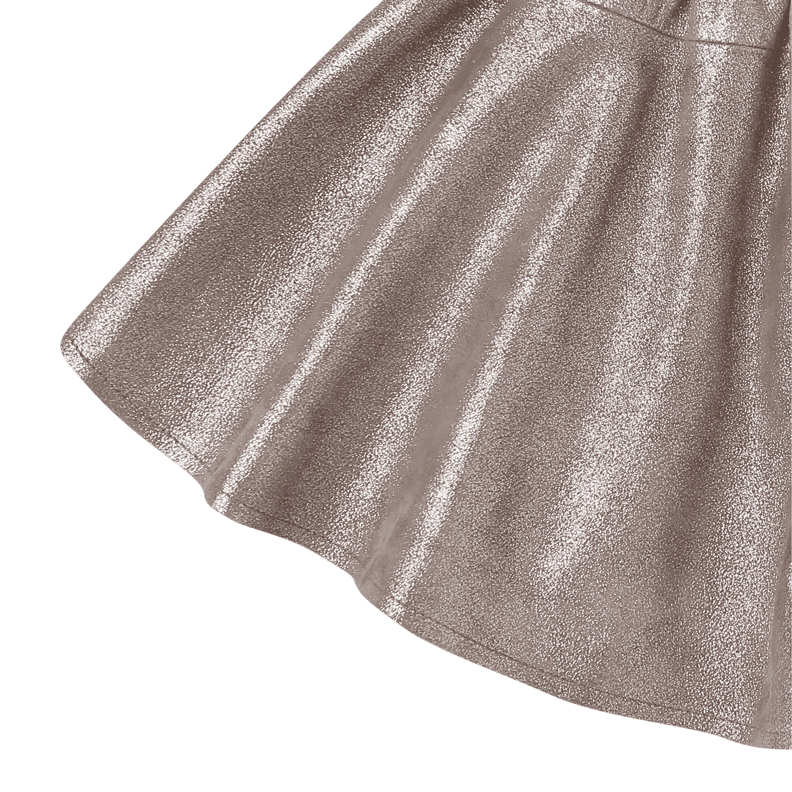 Giese Leather Shorts | Iron Grey Metallic