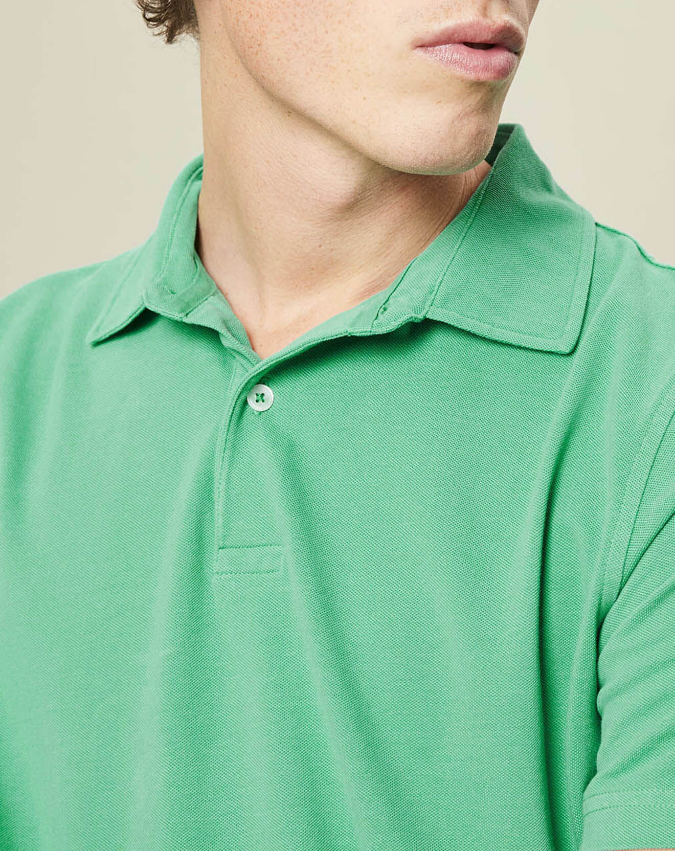 Hartford Polo Piqué menthe