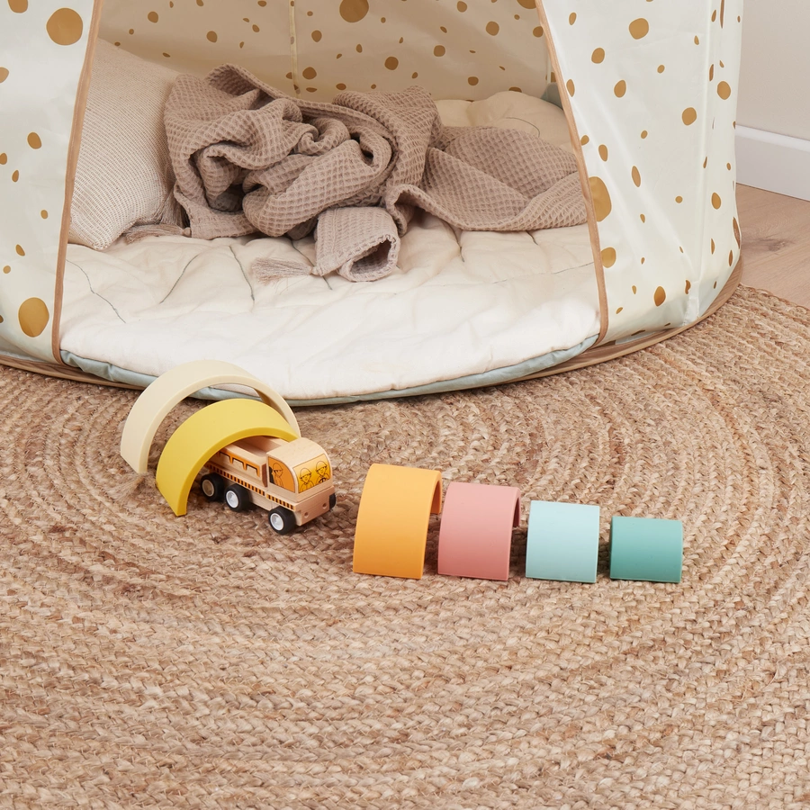 bieco Silikon Regenbogen Tropical Vibes