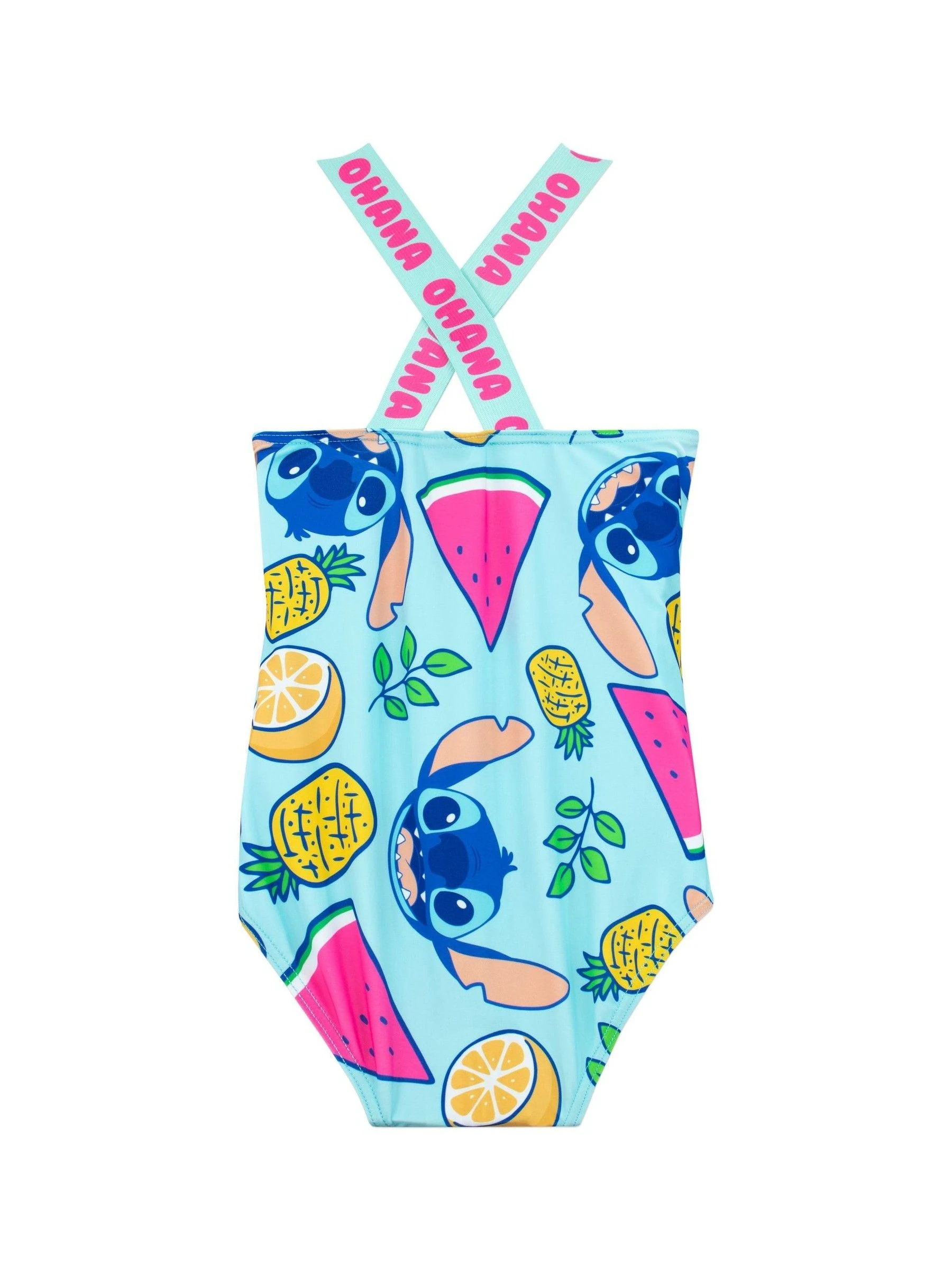 Character blauwe Disney Lilo set van badpak en scrunchie met stiksels