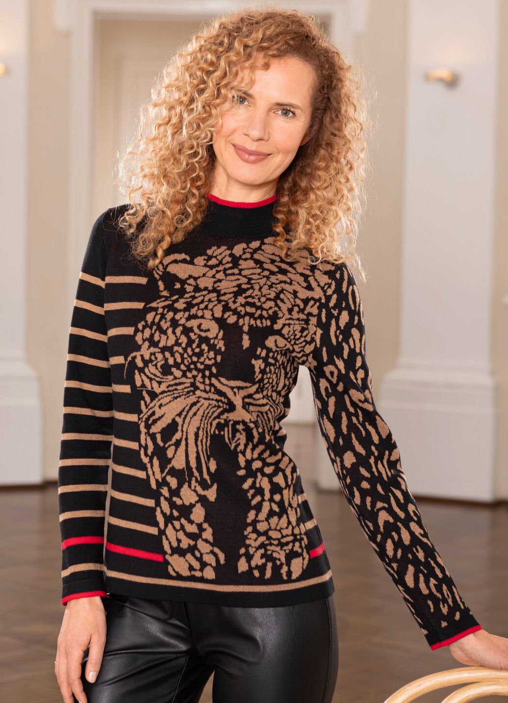 Pullover mit weichem Griff