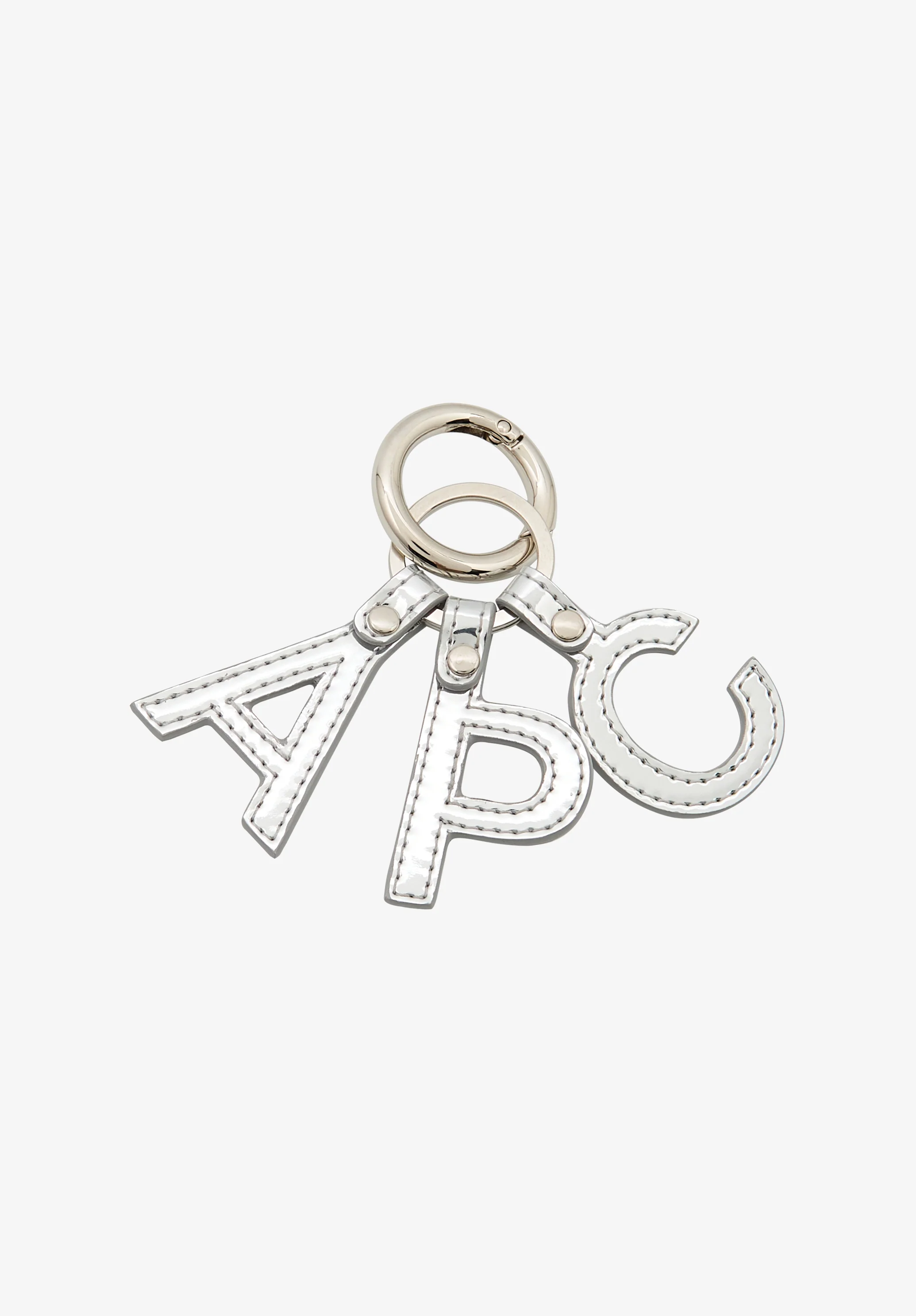 Porte-Clefs Lettres A.P.C. - Argent