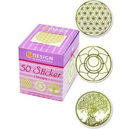 Sticker ZDesign sur rouleau 'fleur de vie'