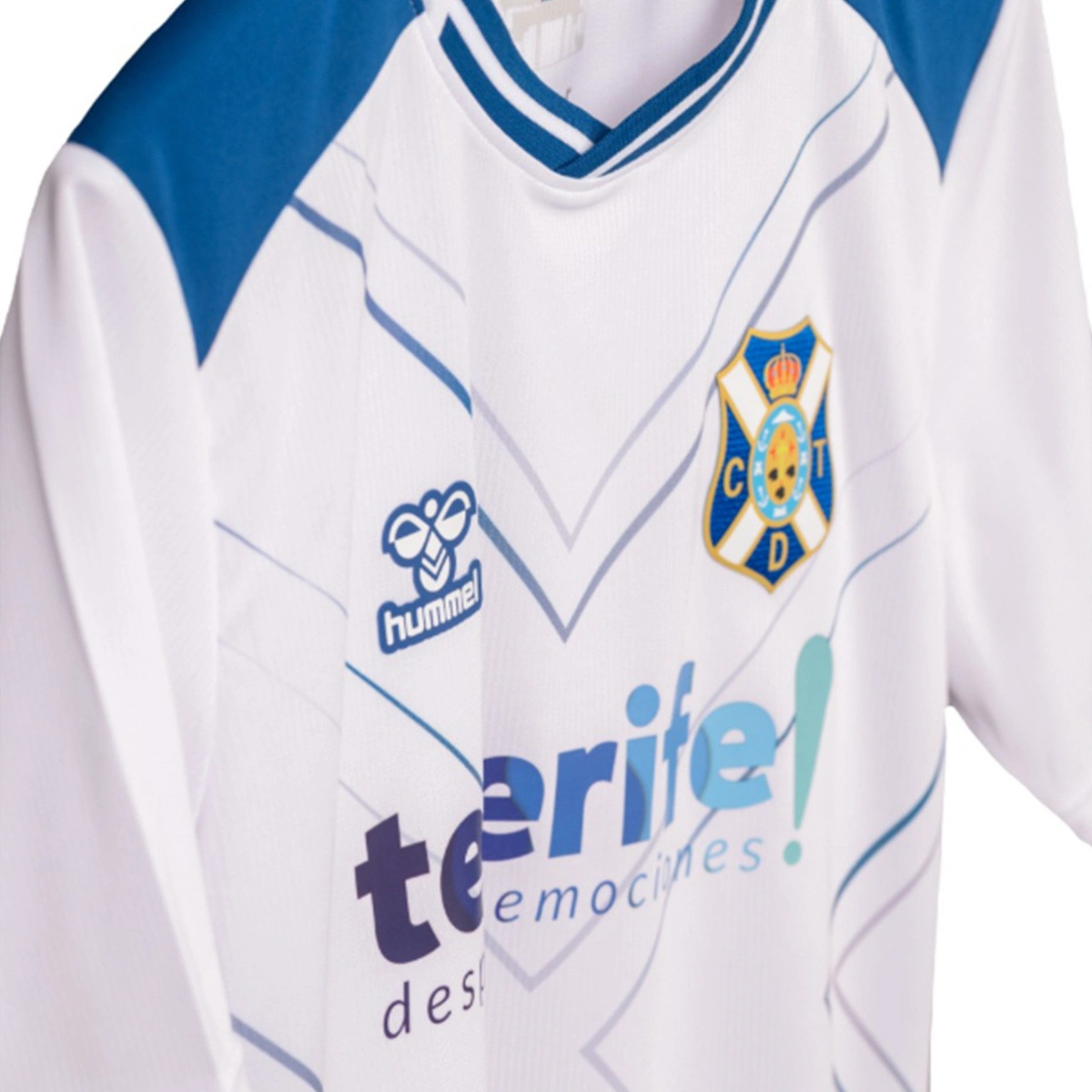 Camisola Hummel CD Tenerife Primeiro Equipamento 2025-2026 Criança
