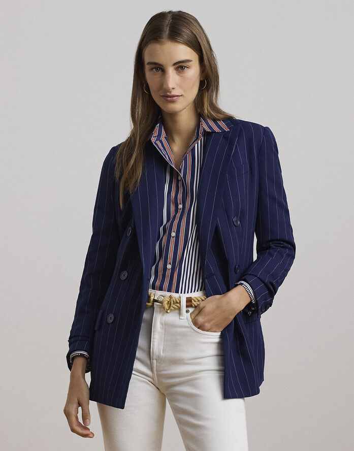Lauren Ralph Lauren Y/D STR POLY WL CRP-JACKET Navy/white