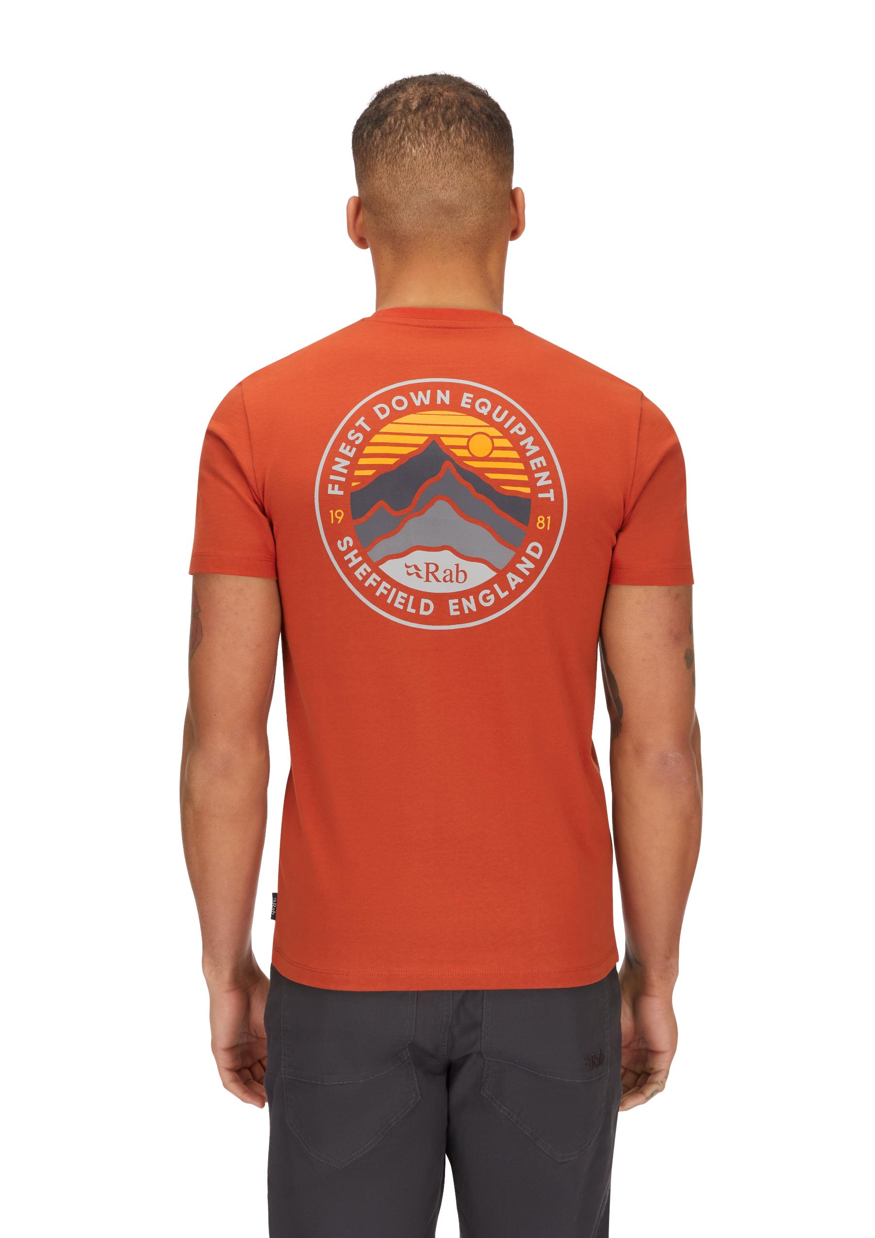 Rab Basecamp 3 Peaks Tee Red Clay