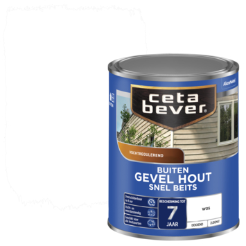 CetaBever Snelbeits Gevel & Kozijn zijdemat dekkend 1 liter