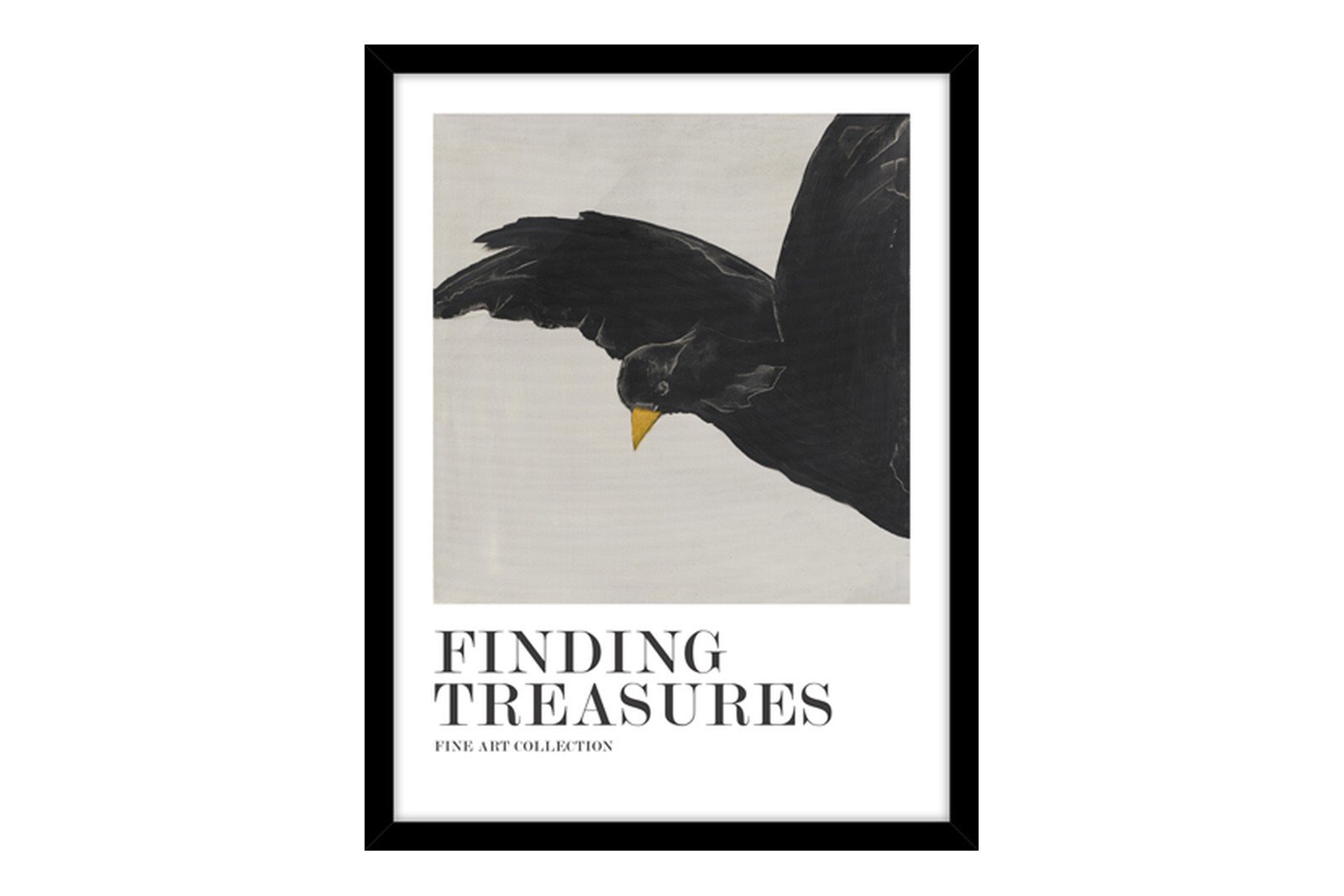 Finding Treasures 30x40 cm Black Frame