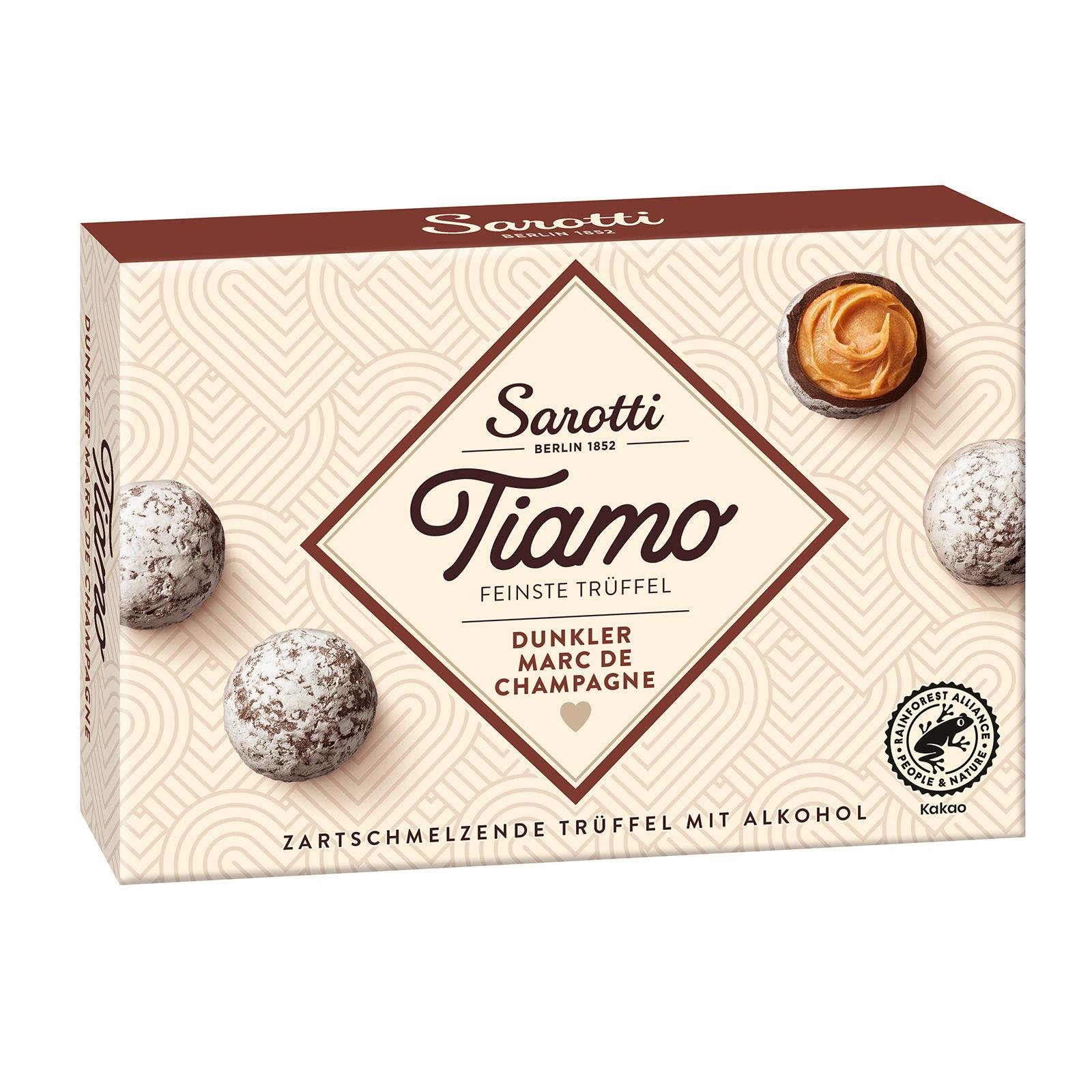 Sarotti Tiamo Dunkler Champagner Trüffel
