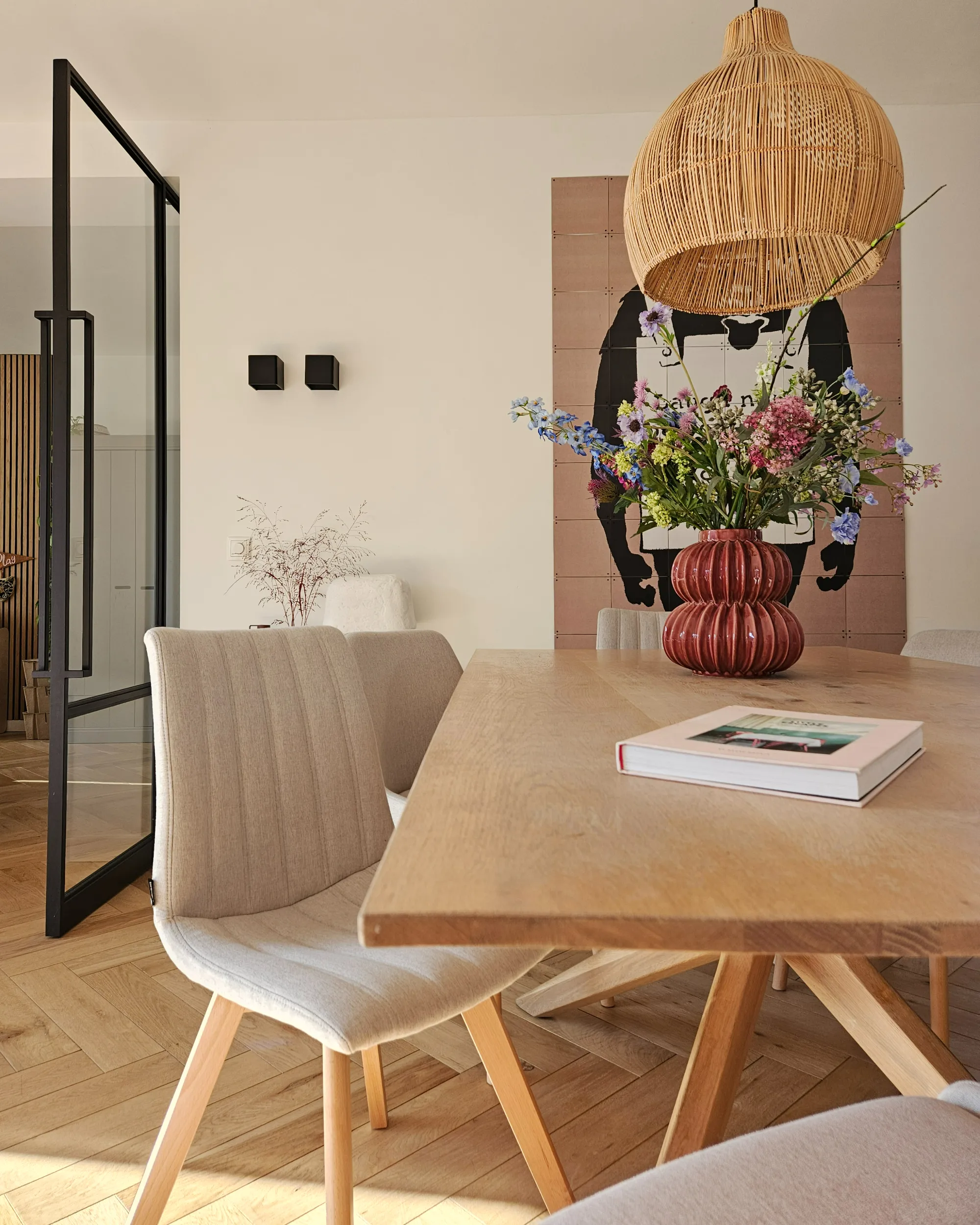 Set van 2 eetkamerstoelen CALGARY Lichtgrijs