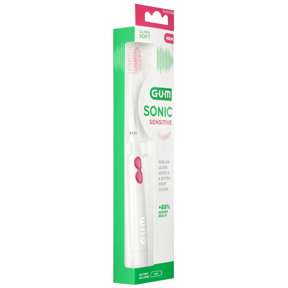 Gum Sonic Sensitive Tandbørste Ultra Soft - 1 stk.