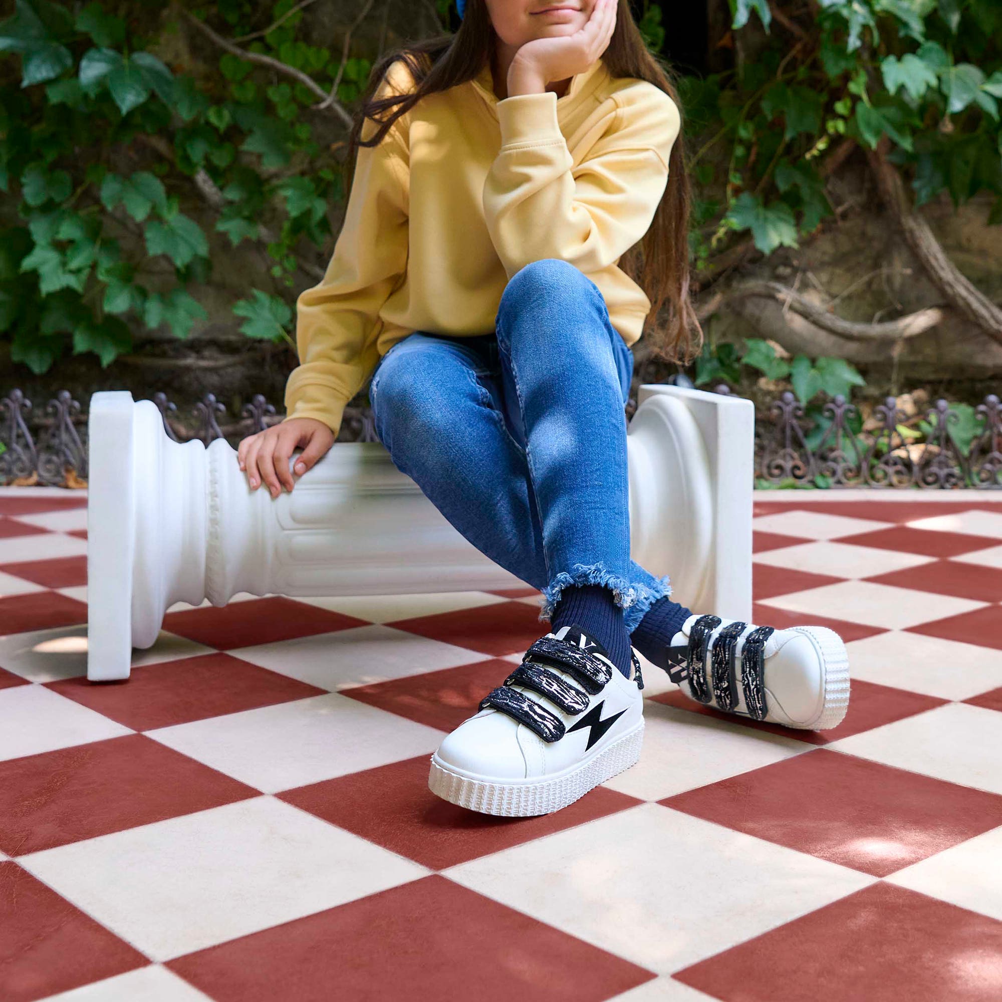 Baskets basses Fille blanc