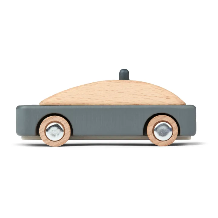 Liewood Voiture de police en bois | Whale blue