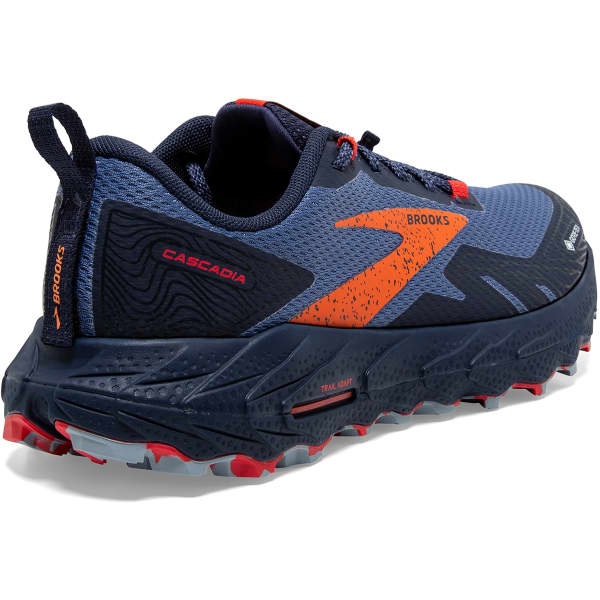 Chaussure trail BROOKS CASCADIA 17 GORE-TEX W NAVY/BITTERSWEET/PEACOAT