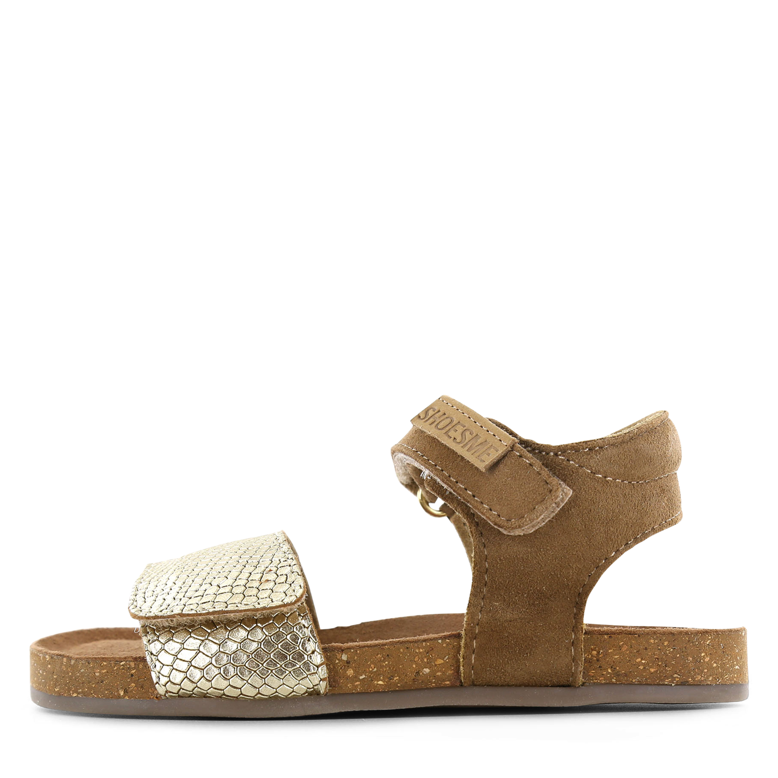 Shoesme cognac sandaal met gouden band Leer | Sale