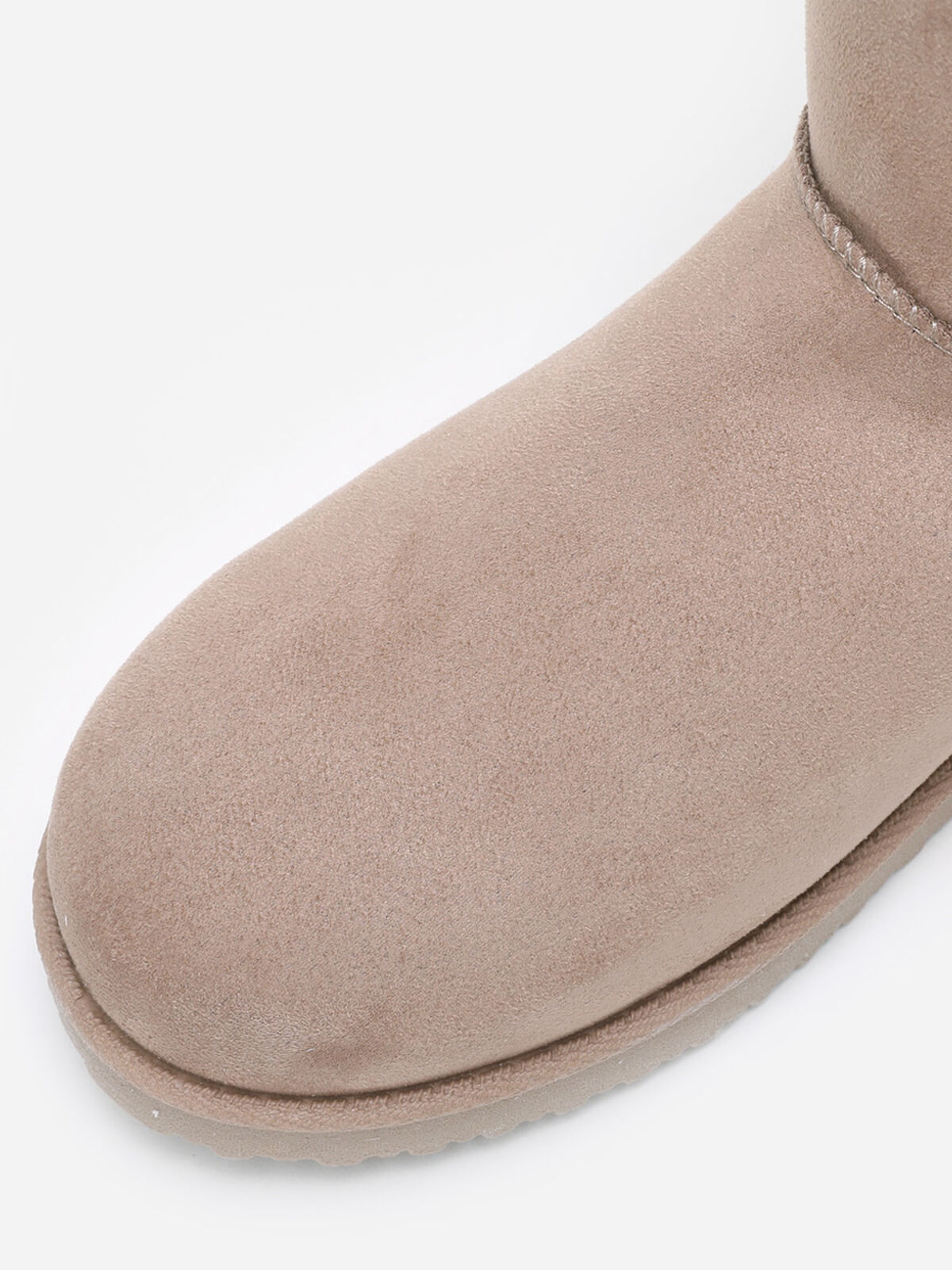 Boots fourrées grandes tailles- Taupe