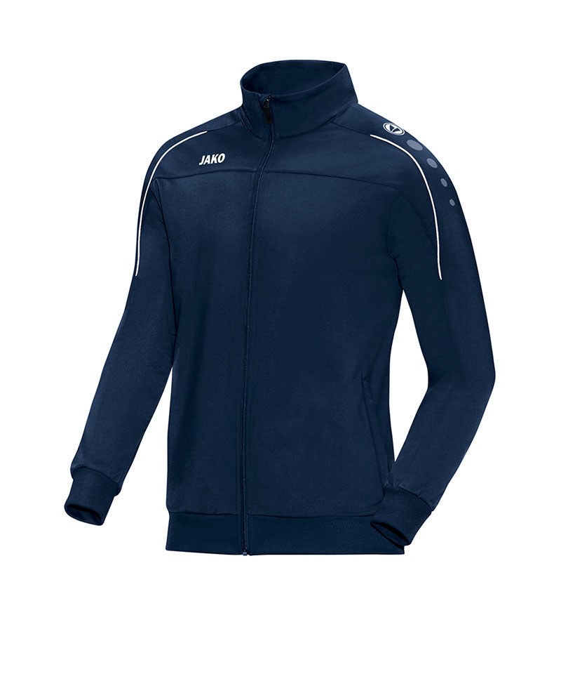 JAKO Classico Polyesterjacke Kids Blau Weiss F09