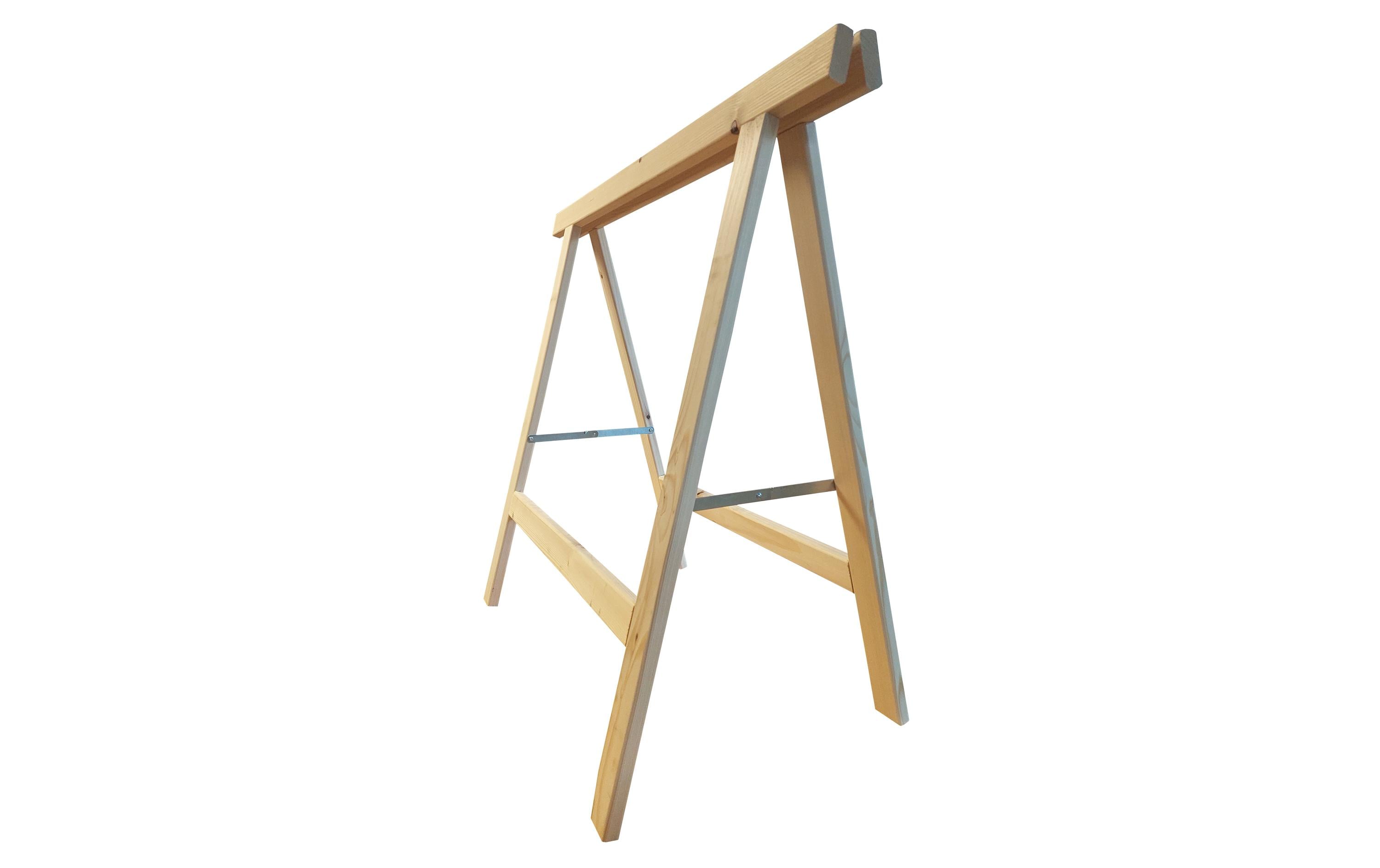 Bockleiter aus Tanne 90 x 80 cm, NaturfarbenArbeitsbock