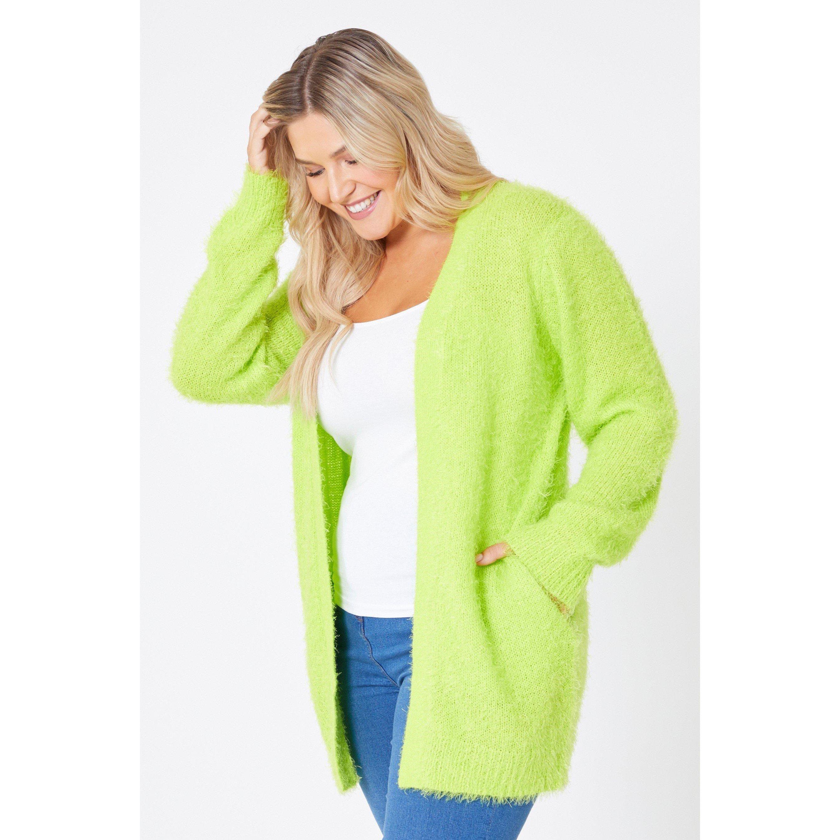 Be You Ladies Fluffy Knit Cardigan