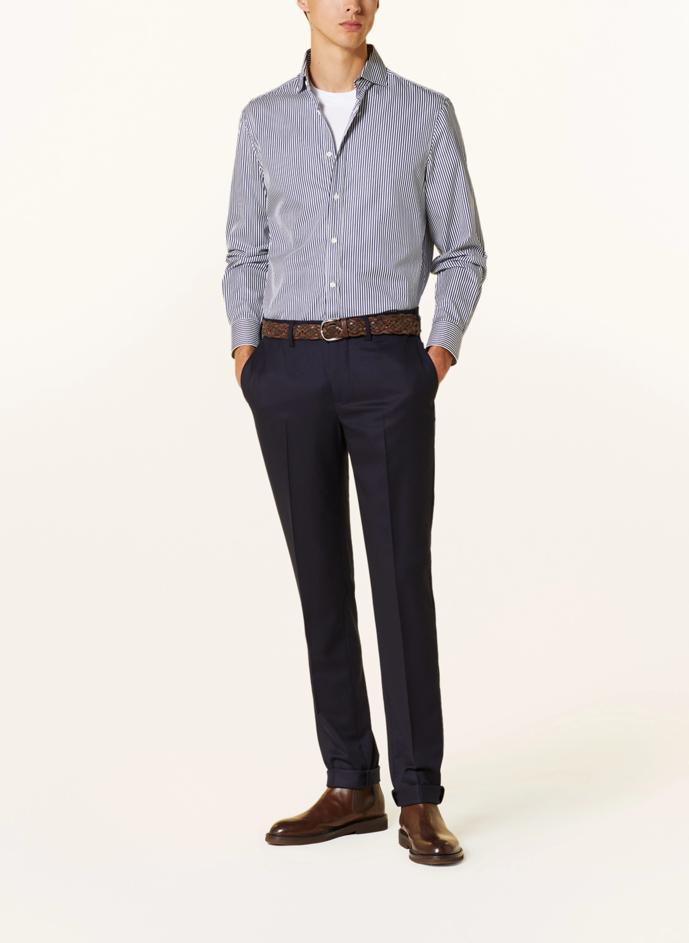 BRUNELLO CUCINELLI Flanellhose Extra Slim Fit