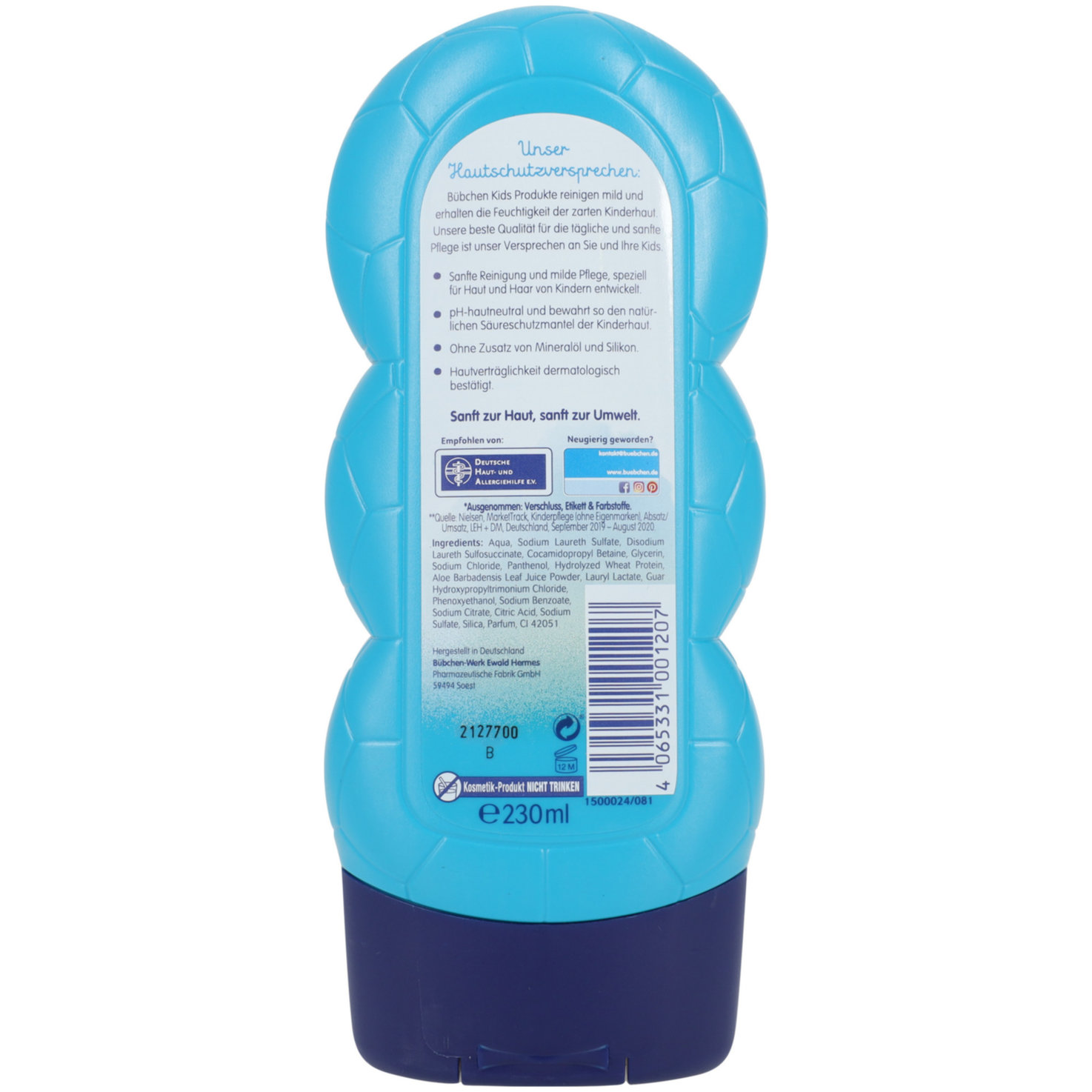 Bübchen Kinder Shampoo & Duschgel Sportsfreund