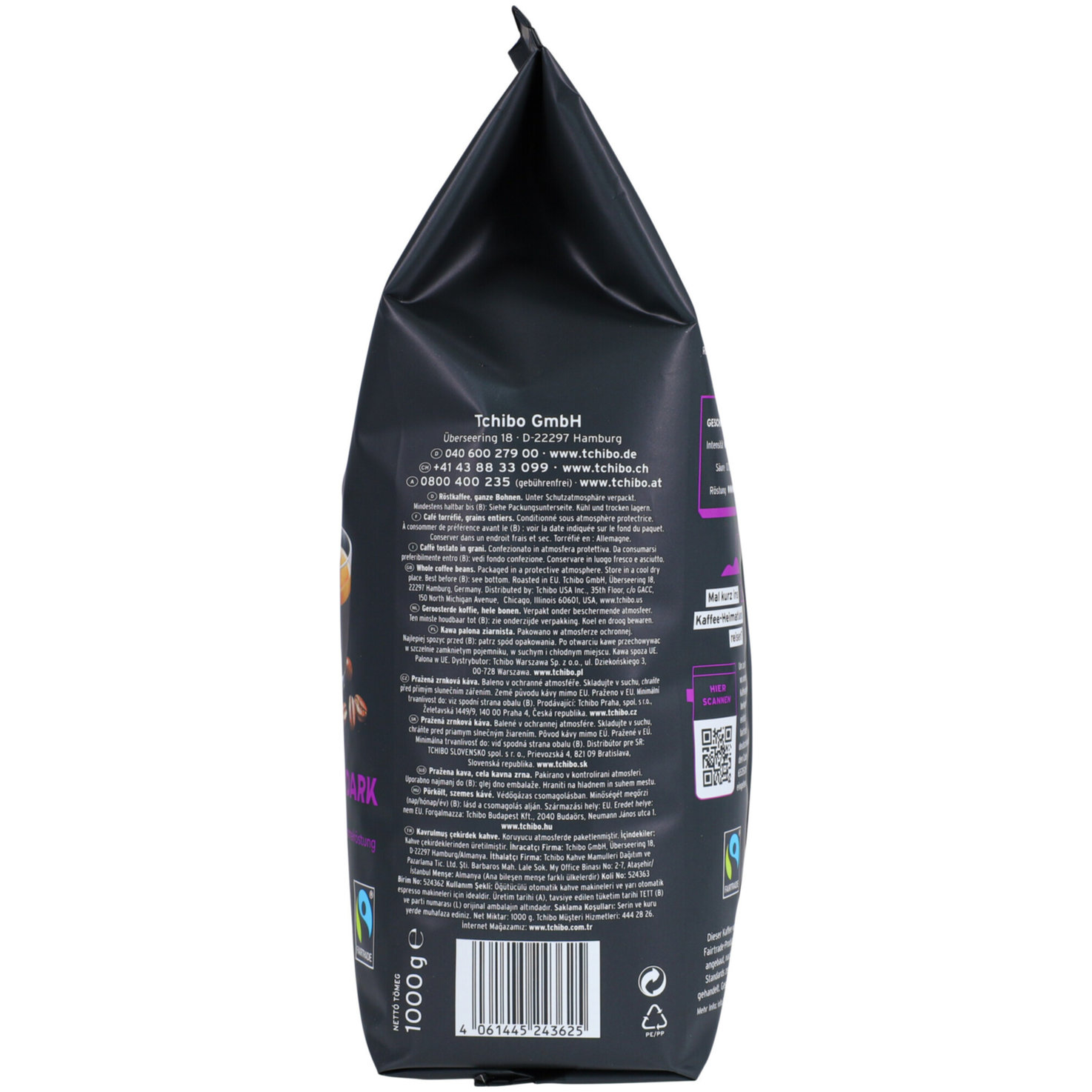 Tchibo Barista Espresso Dark Fairtrade Bohnenkaffee