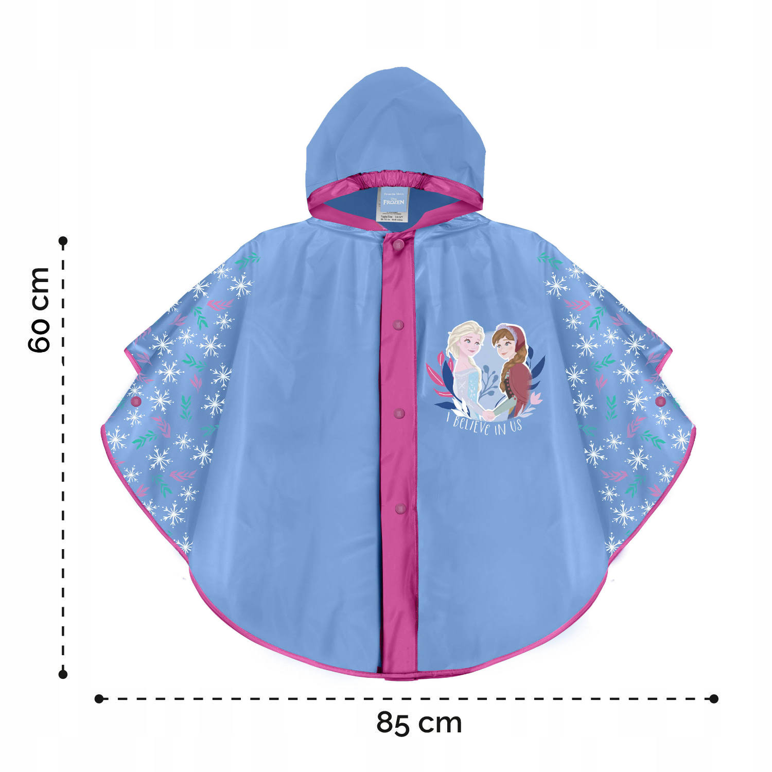 Poncho Chubasquero Disney Frozen 3-6 Anos