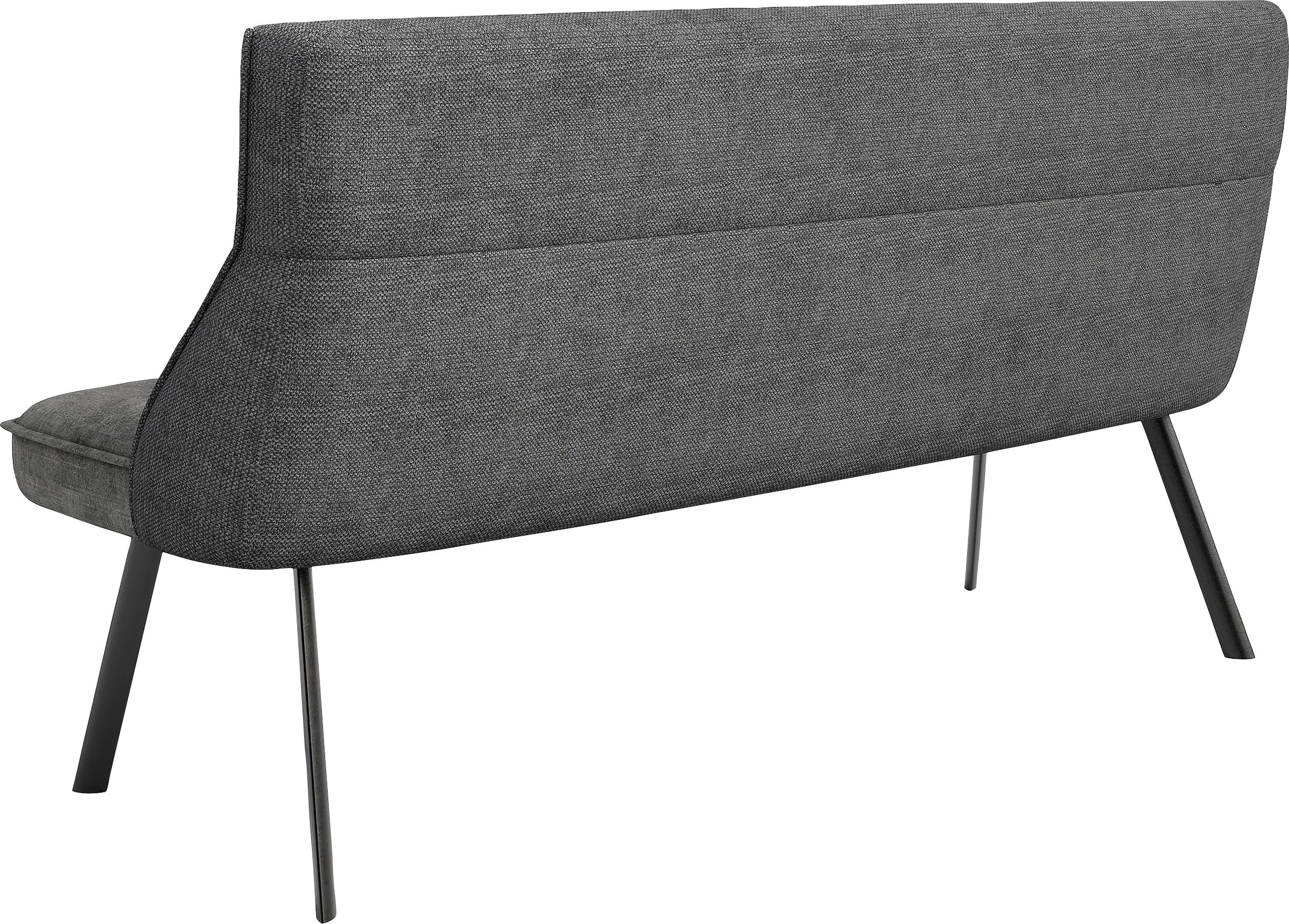 byLIVING Polsterbank »California« 1 Stk. tlg. 180 cm Bank, Webstoff und Vintage Samt mit gemütlicher Nosaqfederung