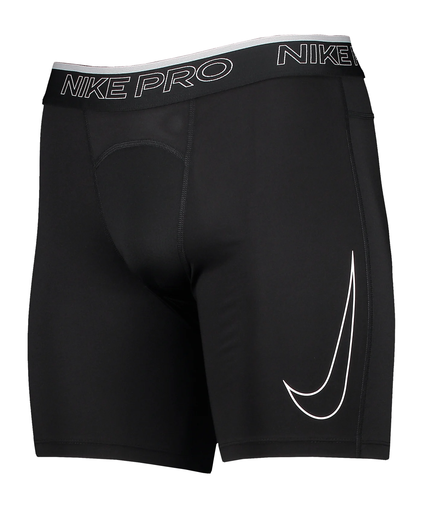 Nike Pro Short Schwarz Weiss F010