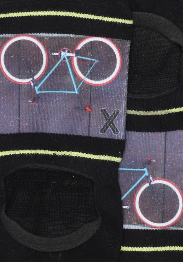 XPOOOS zwarte xpooos sokken bike invisible