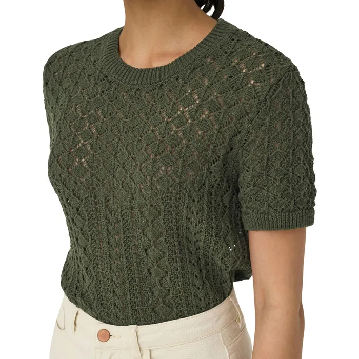 Only Saga Life Knitted Crew Shirt Dames