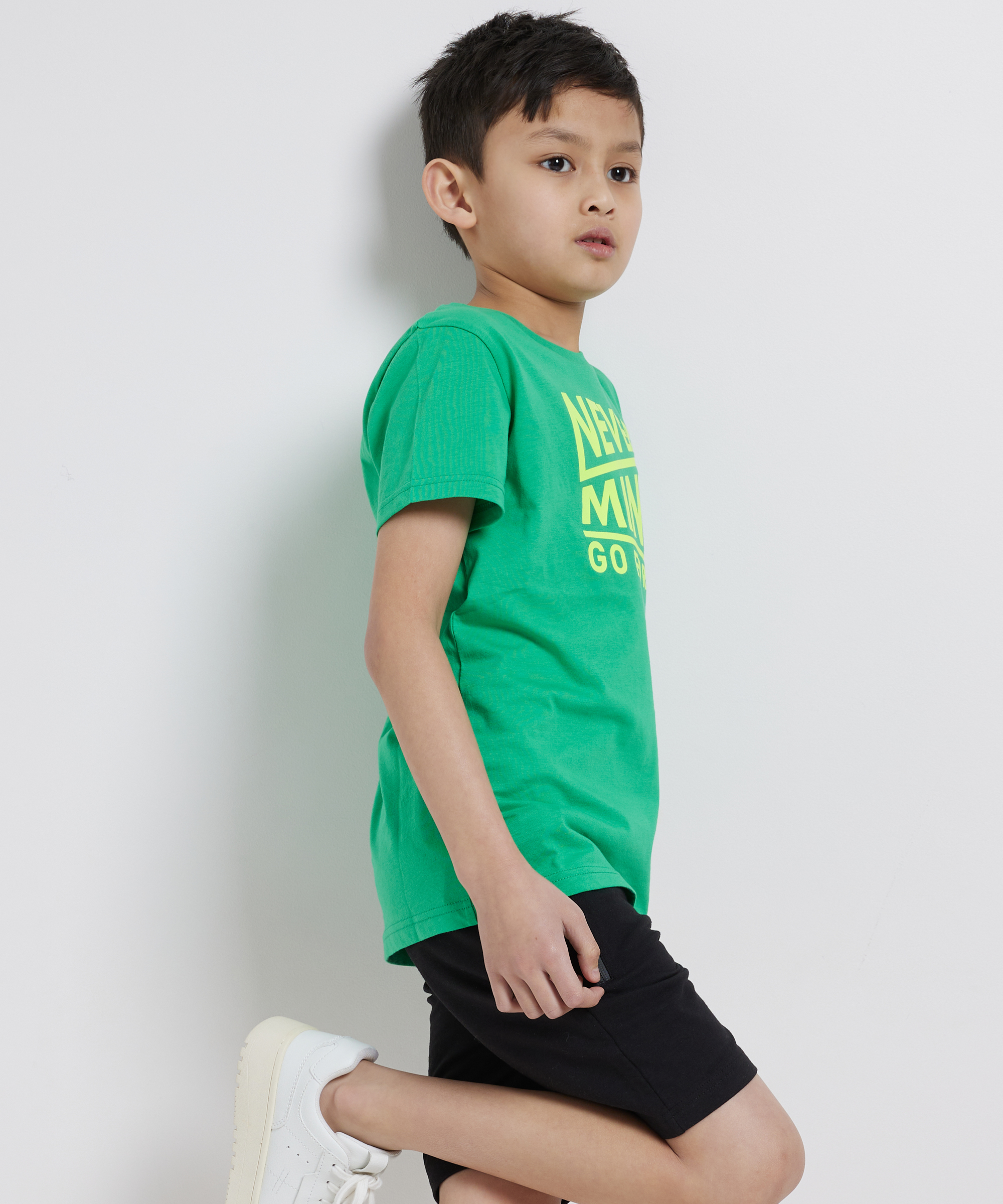 t-shirt frontprint tekst