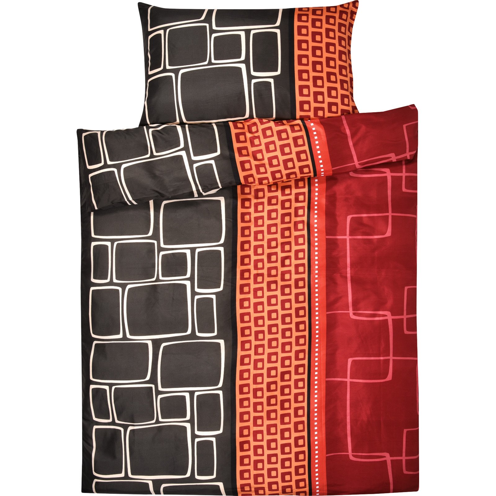 Bettwäsche rot 50x70 Kissenbezug