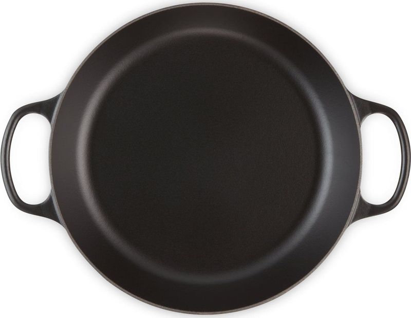 Le Creuset - Braadpan Signature - Campagnard - Mat Zwart - Gietijzer