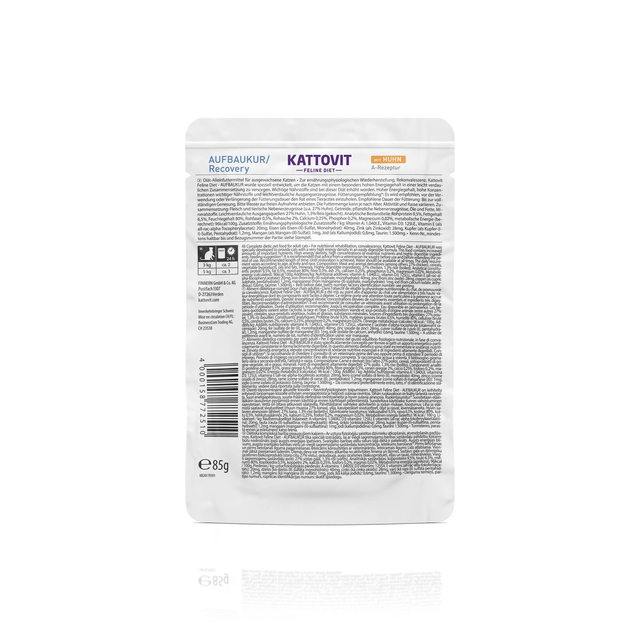 KATTOVIT Aufbaukur Recovery Huhn