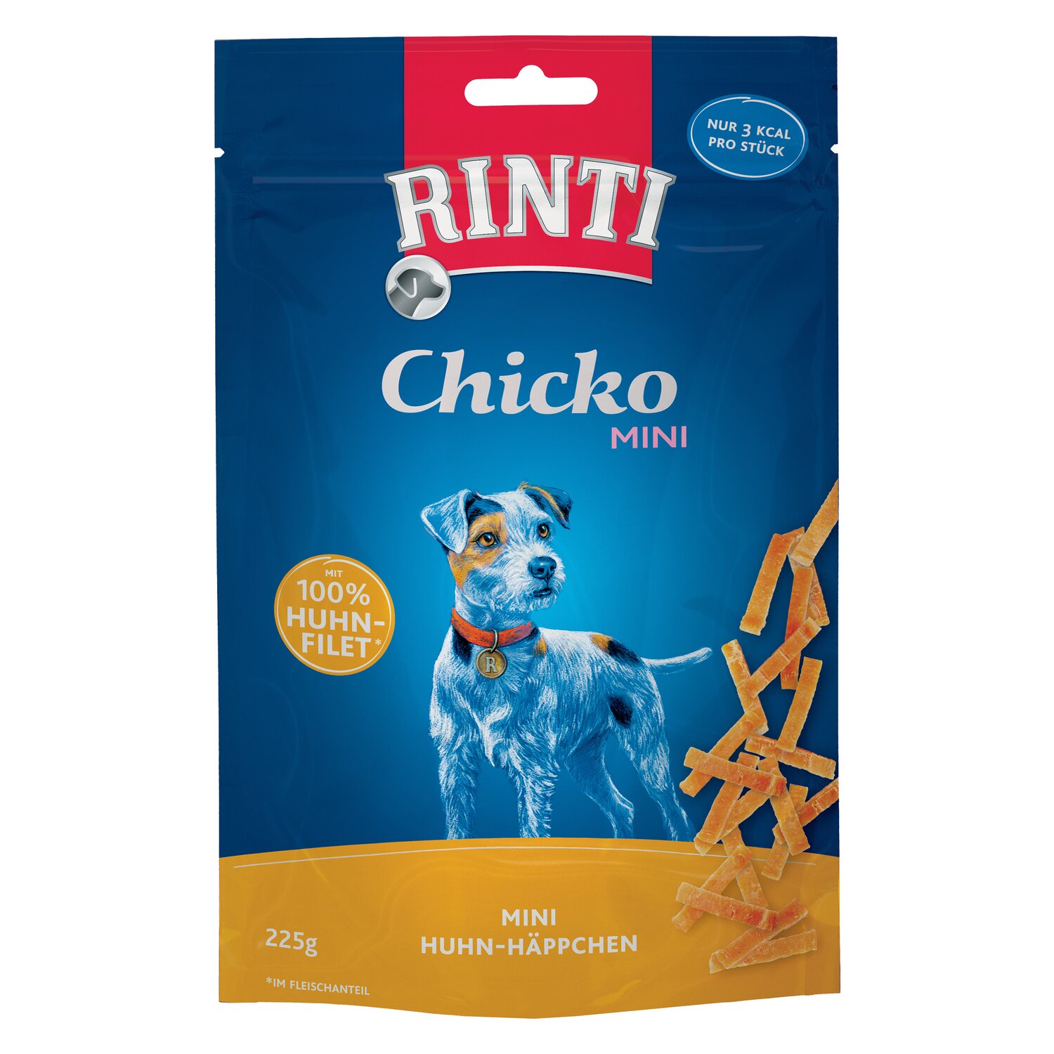 RINTI Snack Extra Chicko Mini XS  - 80 g - Huhn-Käse