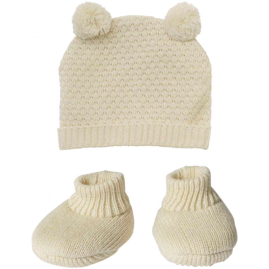 heless poppenkleding muts en sokjes - gebreid - 35 cm