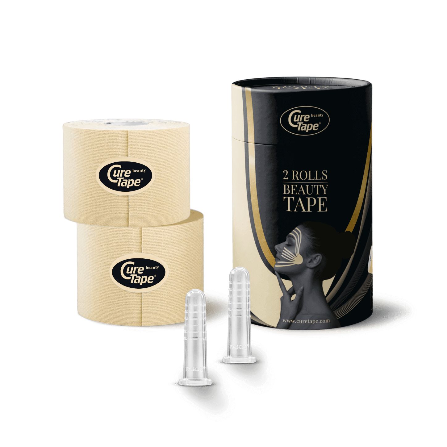 CureTape® Duo Pack Beauty Tape + Facial Cups