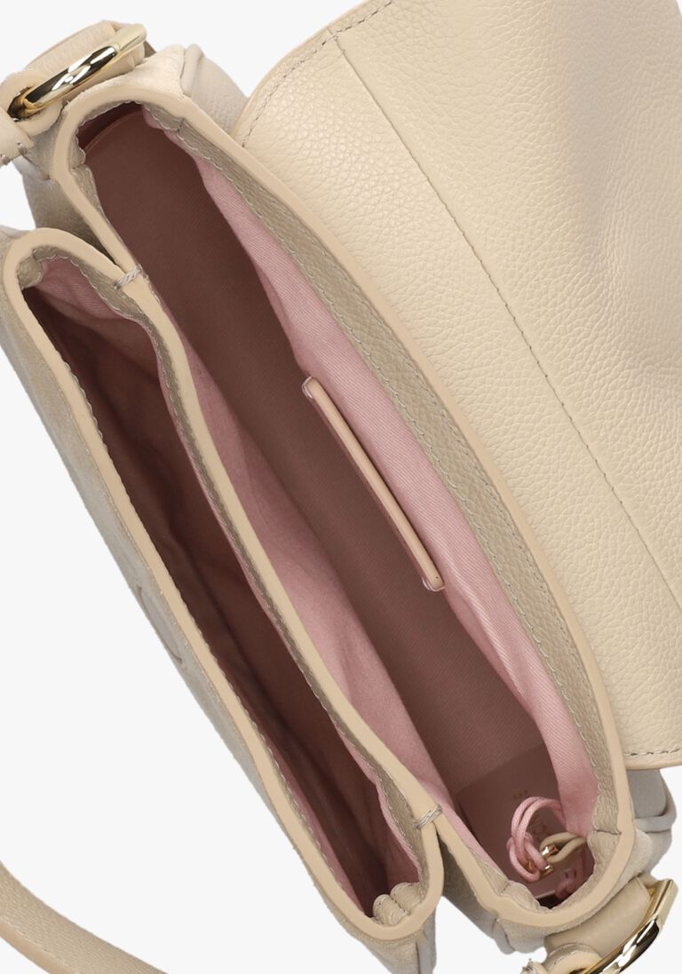 beige coccinelle crossbodytassen mavery suede