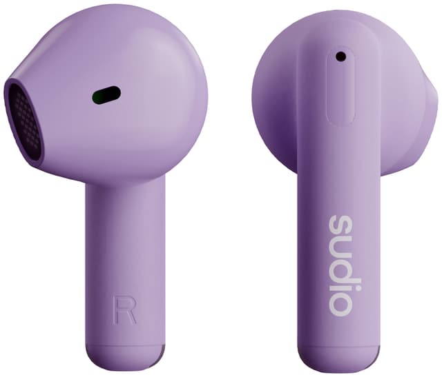Sudio A1 trådløse in-ear høretelefoner (lilla)