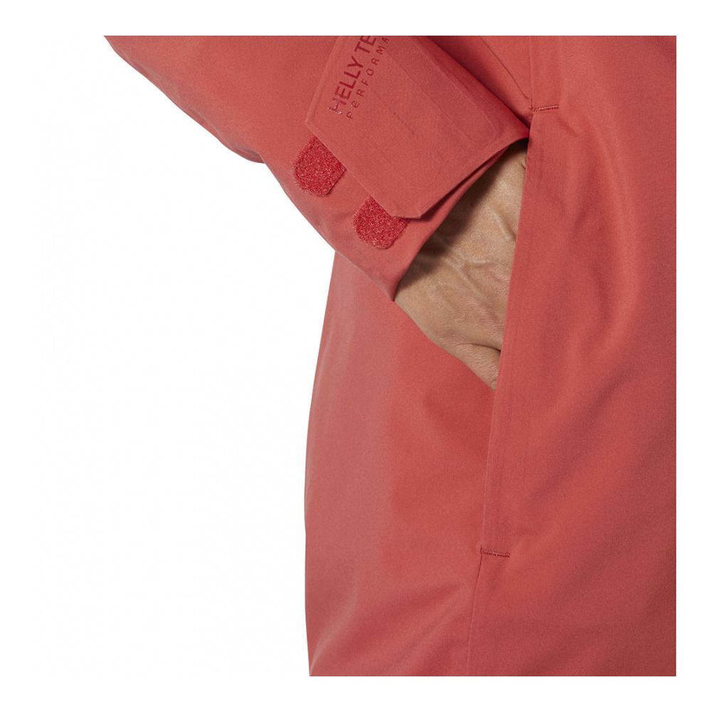Helly Hansen POWSHOT - Veste ski Femme poppy red