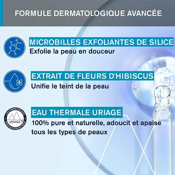 Gel Esfoliante Suavizante e Suavizante para o Rosto Uriage 50ml